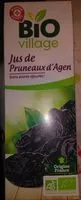 Mängden socker i Pur jus de pruneaux d'Agen bio