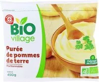 Mängden socker i Purée de pommes de terre bio