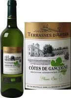 Mängden socker i Côtes de Gascogne blanc sec bio I.G.P.