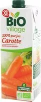 Mängden socker i Pur jus de carotte bio