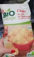 Mängden socker i Chips au sel de guérande Bio