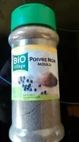 Mängden socker i Poivre noir moulu biologique