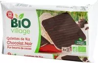 Mängden socker i Galette de riz au chocolat noir