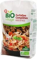 Mängden socker i Farfalles au blé complet bio