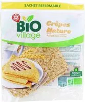 Mängden socker i Crêpes Nature au lait frais entier x8