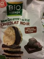Mängden socker i Mini galettes de riz bio chocolat noir