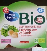 Mängden socker i Mon petit plat du midi - Haricots Verts et Dinde avec Morceaux