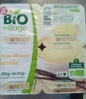 Mängden socker i Crème dessert vanille bio