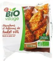 Mängden socker i Manchons et ailerons poulet rôti