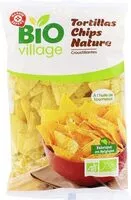Mängden socker i Tortillas chips nature bio