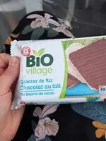 Mängden socker i Galettes de riz nappées chocolat au lait