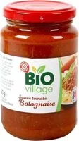 Mängden socker i Sauce bolognaise Bio