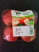 Mängden socker i 4 pommes bicolores BioVillage