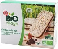Mängden socker i Galettes de riz fourrées chocolat noisette bio x 6