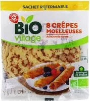 Mängden socker i Crêpes moelleuses