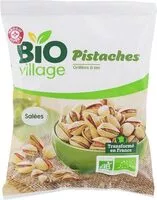 Mängden socker i Pistaches bio grillées à sec