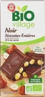 Mängden socker i Chocolat noir noisettes entières