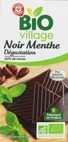 Mängden socker i Chocolat noir 60 % cacao et menthe bio