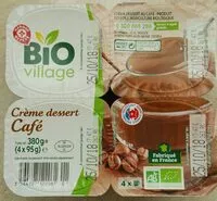 Mängden socker i Crème dessert café bio