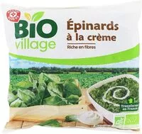 Mängden socker i Épinards à la crème bio