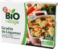 Mängden socker i Gratin de légumes bio