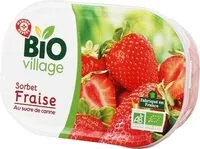 Mängden socker i Vrac sorbet fraise bio