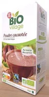 Mängden socker i Poudre cacaotée 32 % de cacao maigre