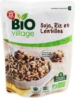 Mängden socker i Soja, riz et lentilles bio - sachet