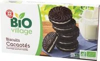Mängden socker i Biscuits cacaotés bio fourrés parfum vanille
