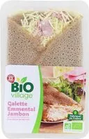 Mängden socker i Galette bio fourrées jambon emmental