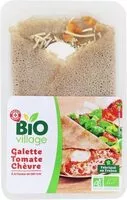 Mängden socker i Galette bio fourrées chèvre tomate