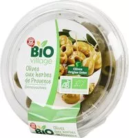 Mängden socker i Olives aux herbes de Provence bio