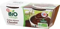 Mängden socker i Crème dessert chocolat bio au lait de brebis