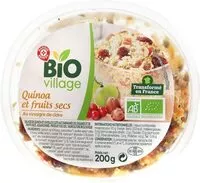 Mängden socker i Salade de quiona et fruits secs bio