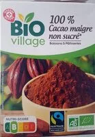 Mängden socker i 100% cacao maigre non sucré
