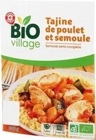 Mängden socker i Tajine de poulet et semoule semi-complète bio