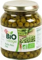 Mängden socker i Petits pois fins bio village