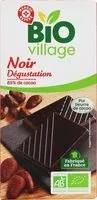 Mängden socker i Chocolat noir dégustation 85% cacao bio