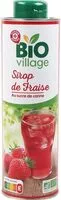 Mängden socker i Sirop fraise bio bidon