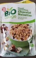 Mängden socker i Muesli croustillant  chocolat noisettes