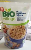 Mängden socker i Muesly croustillant noix