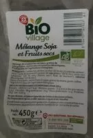 Mängden socker i Melange soja fruits secs bio
