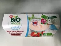 Mängden socker i Brassé fraise bio