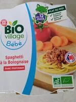 Mängden socker i Spaghetti à la bolognaise bébé