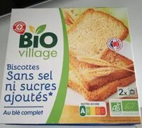 Mängden socker i Biscotte