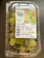 Mängden socker i Raisin blanc