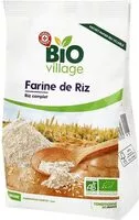 Mängden socker i Farine de riz complet bio