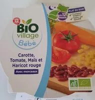 Mängden socker i Plat du soir bio village bébé