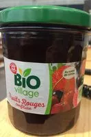 Mängden socker i Confiture fruits rouges