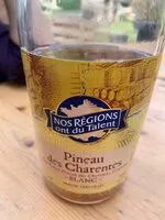 Mängden socker i Pineau Des Charentes Blanc 17%, Nos Régions Ont Du Talent